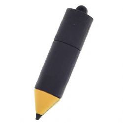 Lápis USB 2.0 / Flash Drive Jump - Black + Amarelo 4GB